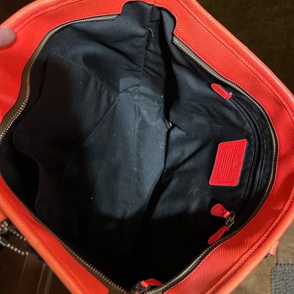 Coach Brown and pink Tote Bag - Picture 4 of 7